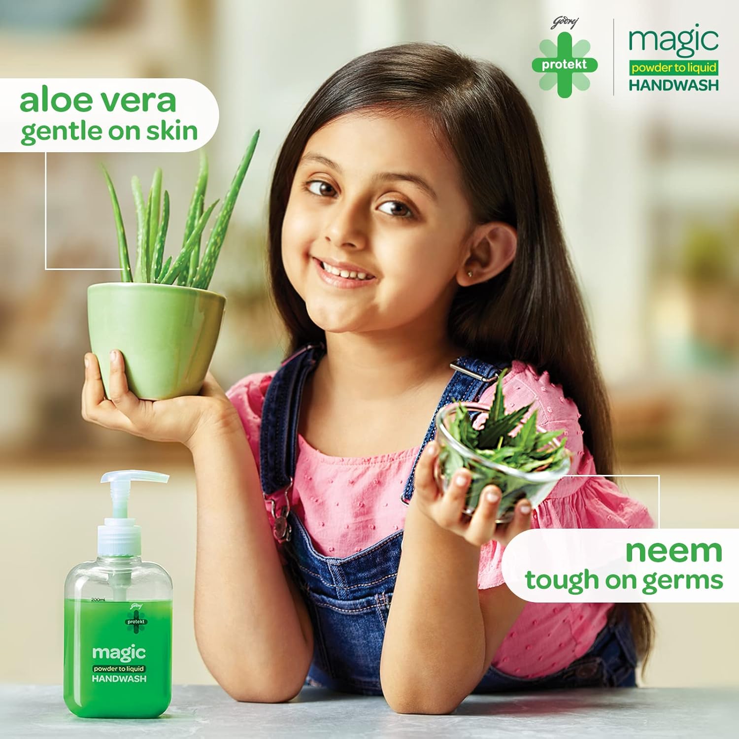 Godrej Protekt mr. magic Powder-to-Liquid Handwash - Refil Pouch (powder) 9g for 200ml of water